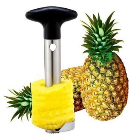 Cortador de Piña de acero inoxidable, accesorios fáciles de usar, cortador de fruta, cuchillo, rebanador, herramientas de cocina,